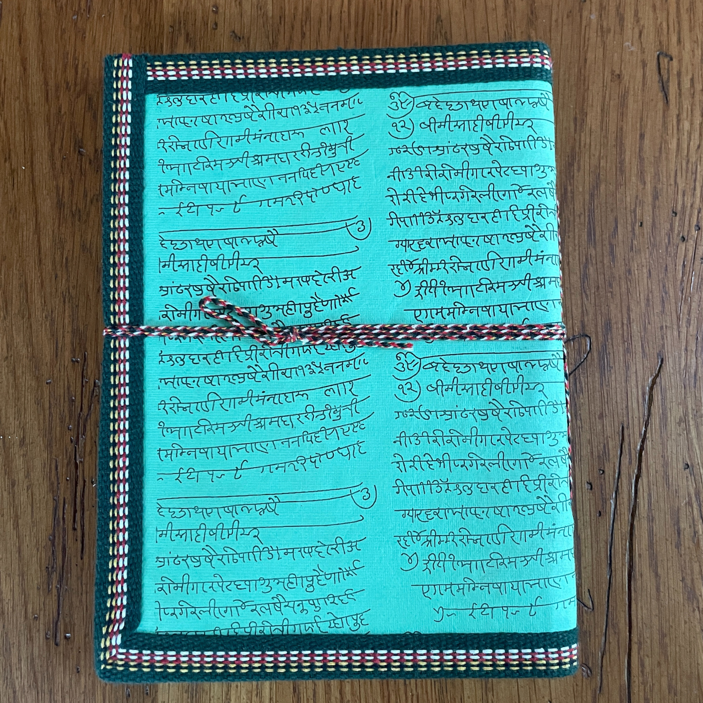 Handmade Indian Journal - In Green