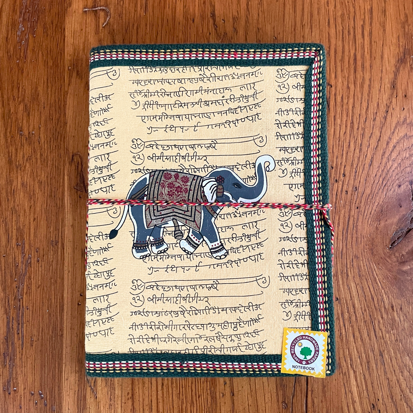 Handmade Indian Journal - In Yellow