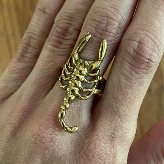 The Scorpion Ring - In Gold