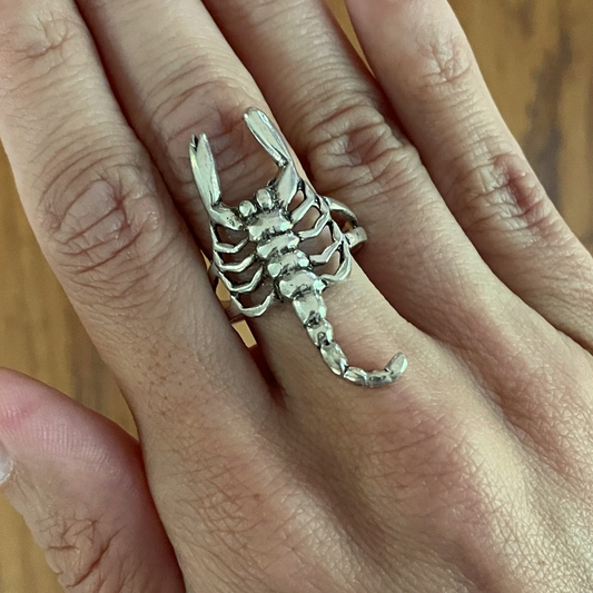 The Scorpion Ring - In Silver